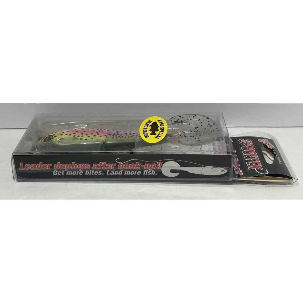 Spooltek Fat Curly 5 in. Bass Special Braid‎ Leader Trophy Fishing Lure New